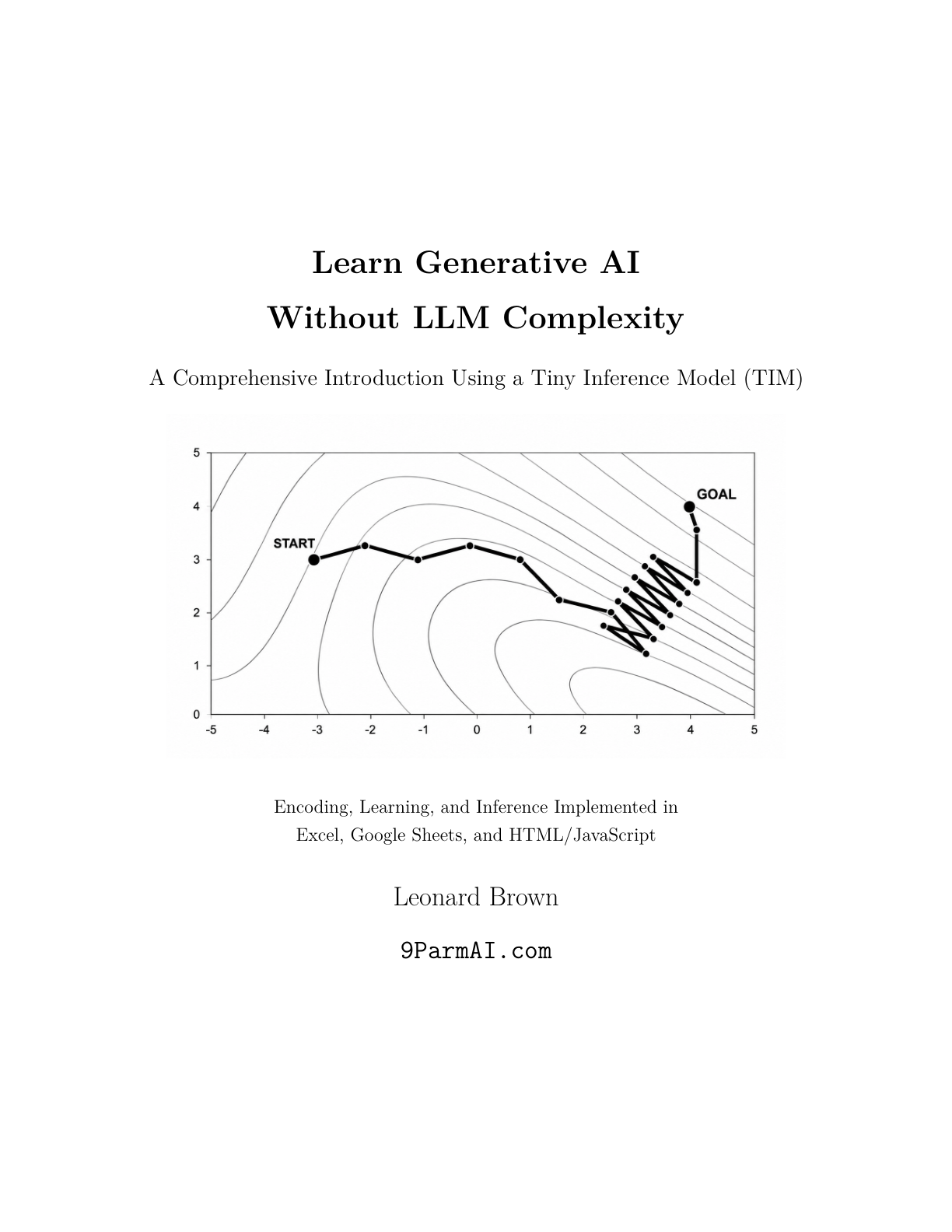Book cover: Learn Generative AI Without LLM Complexity, Leonard Brown